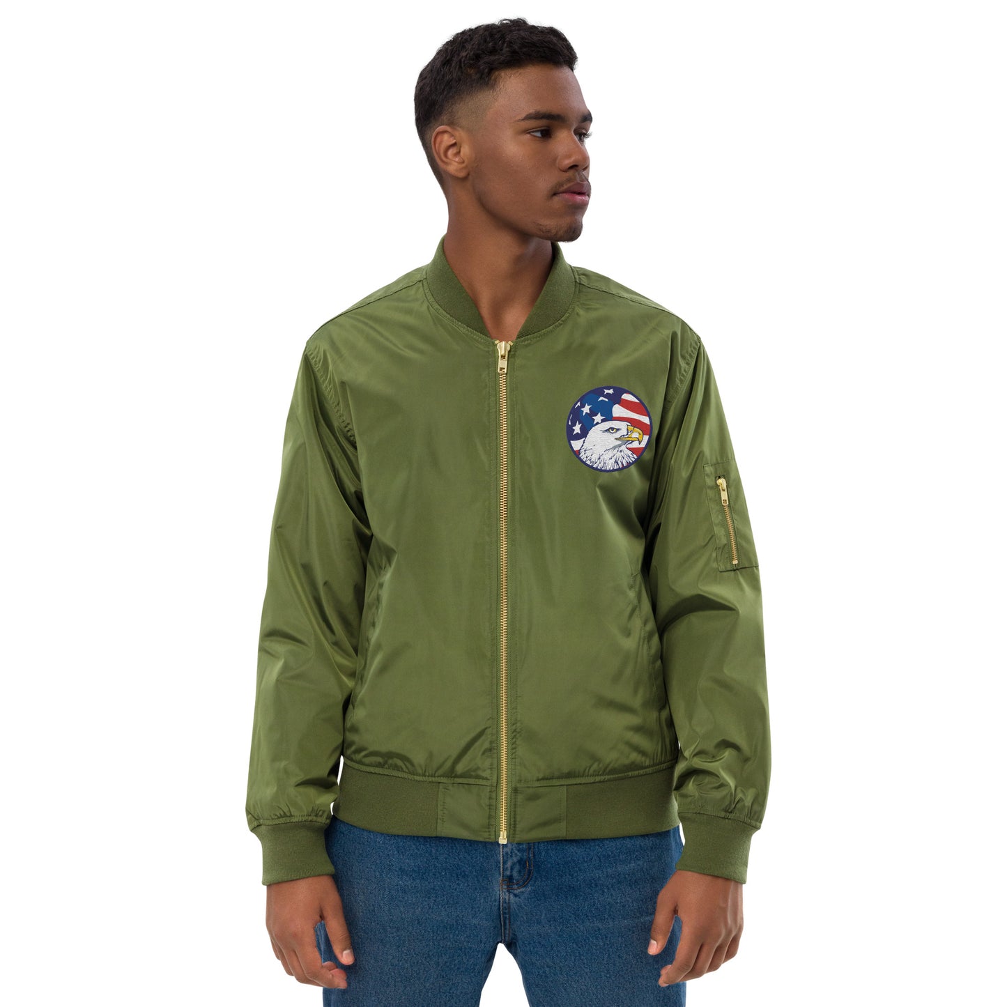 Chaqueta bomber reciclada premium unisex