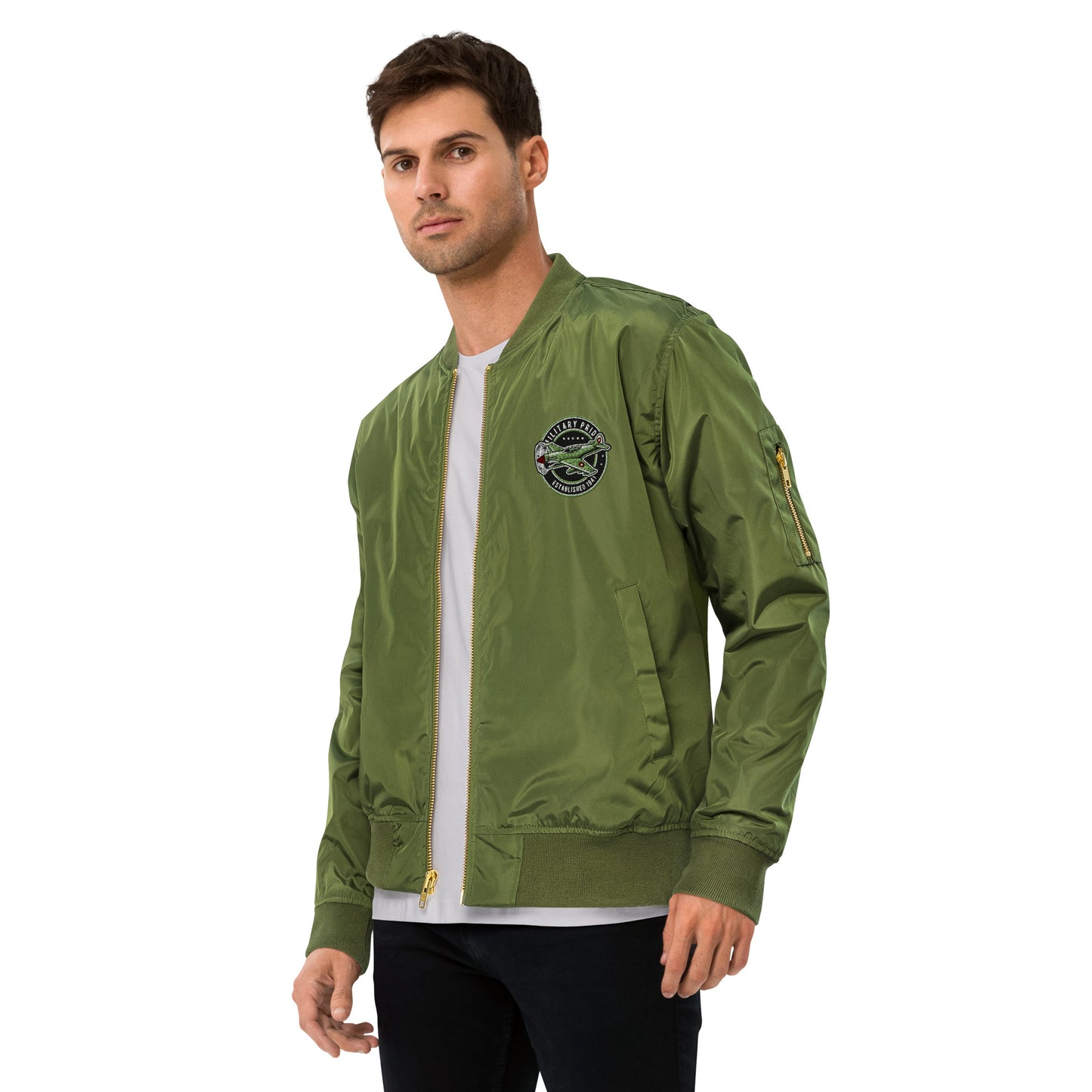 Chaqueta bomber reciclada premium unisex