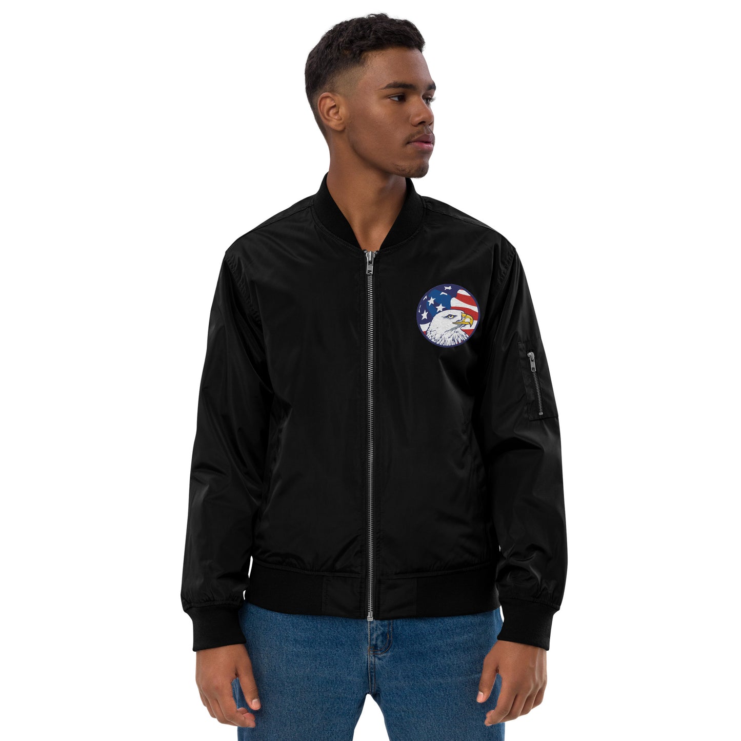 Chaqueta bomber reciclada premium unisex