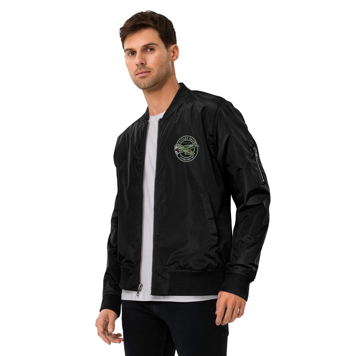 Chaqueta bomber reciclada premium unisex