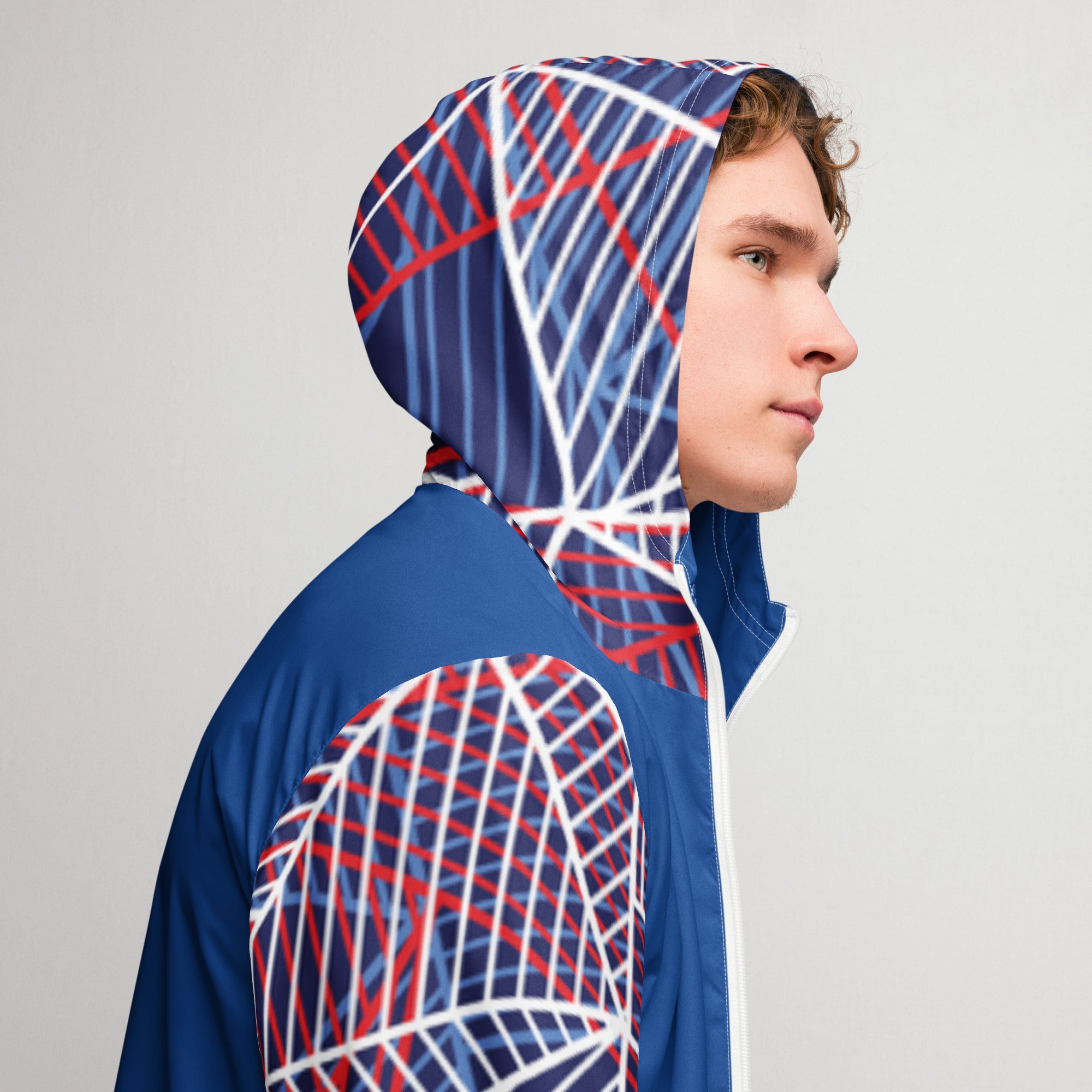 Cortavientos para hombre, Blue line mod 2 – chaqueta Detalle