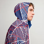 cortavientos chándal hombre, Blue line – chaqueta Detalle