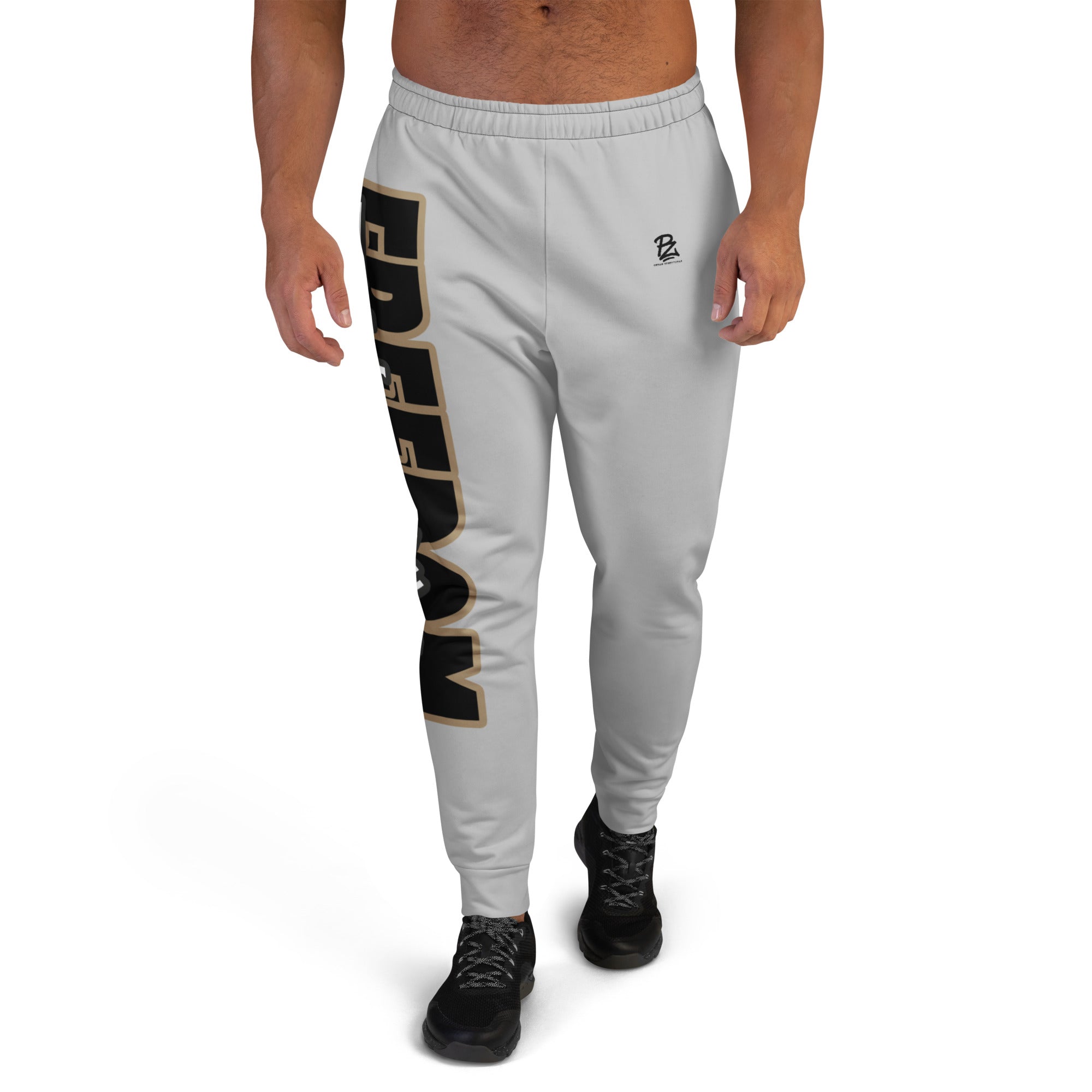Pantalón de chandal jogger, gris Freedom – Pantalones de chándal Vista lateral