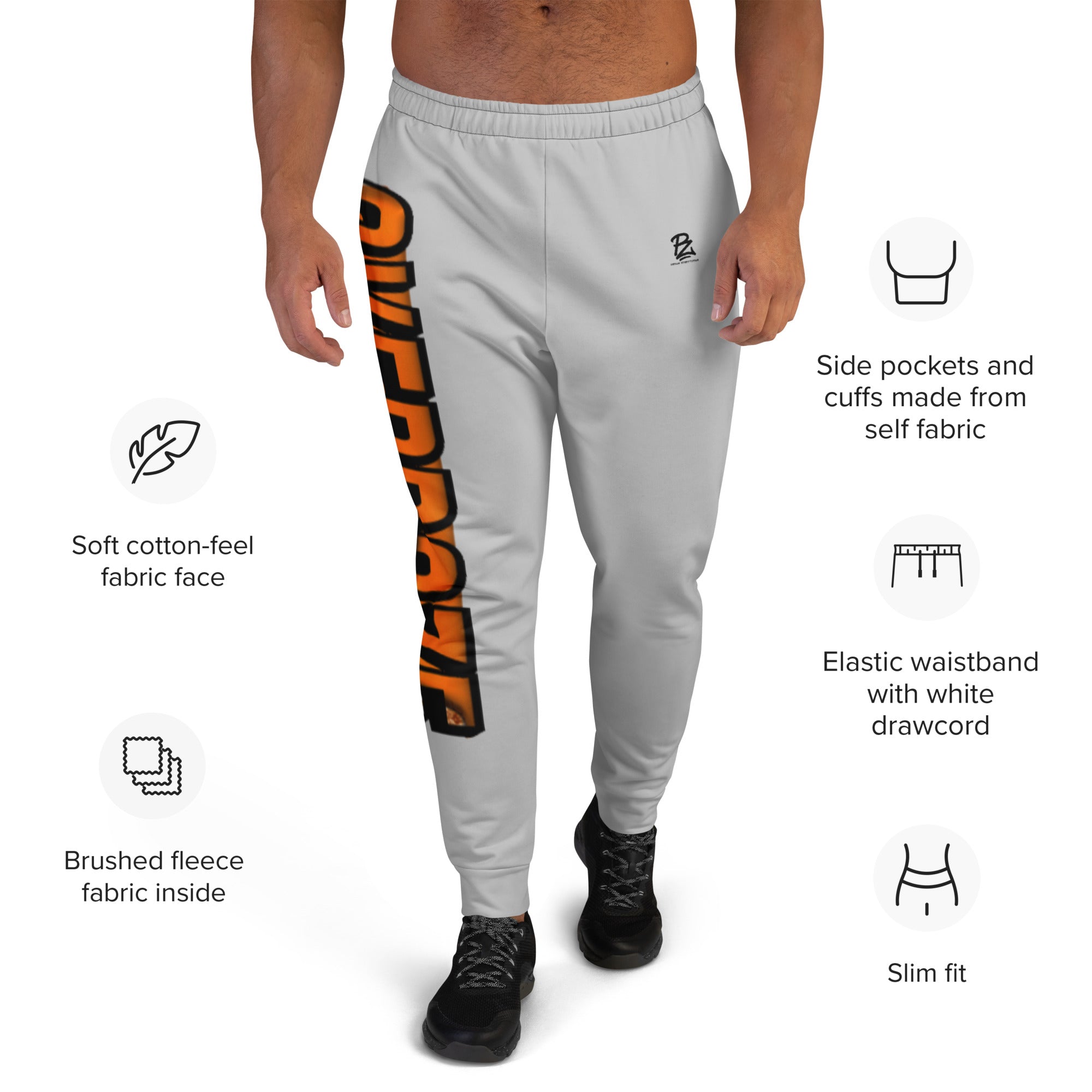 Pantalón de chandal, gris overdoze – Pantalones de chándal Detalle