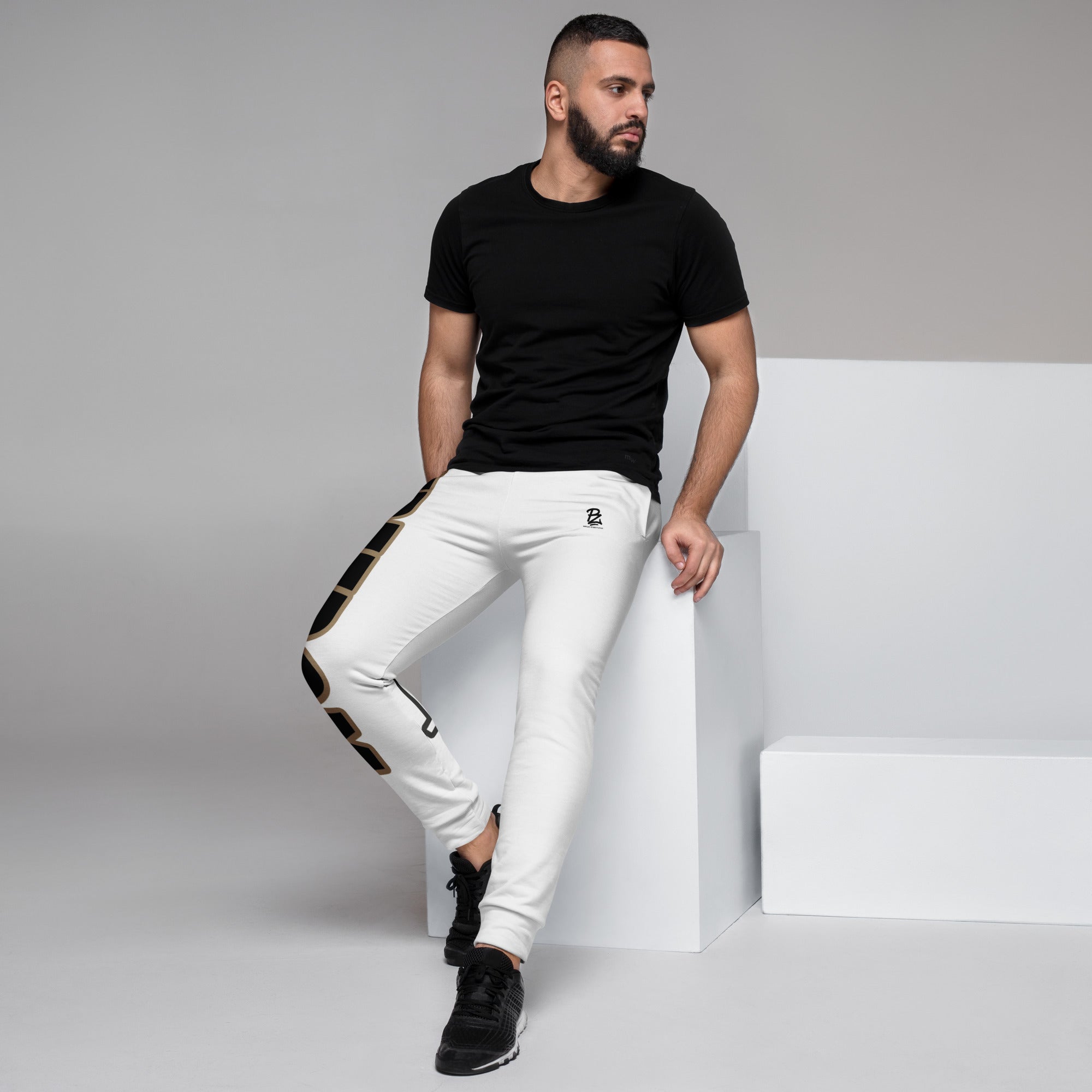 Pantalón de chándal jogger, blanco Freedom – Pantalones de chándal Vista trasera