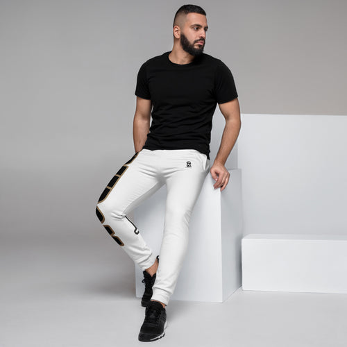 Pantalón de chándal jogger, blanco Freedom – Pantalones de chándal Vista trasera