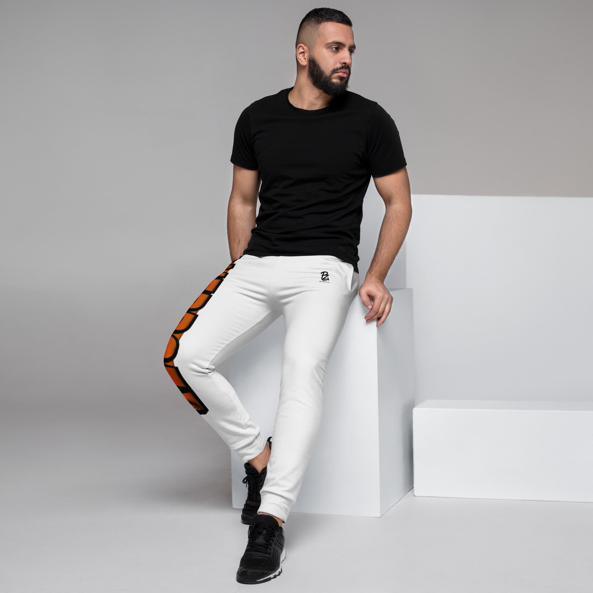 Pantalón de chándal Joggers, blanco Overdoze – Pantalones de chándal Vista trasera