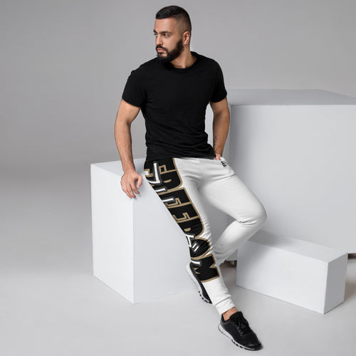Pantalón de chándal jogger, blanco Freedom – Pantalones de chándal Vista frontal