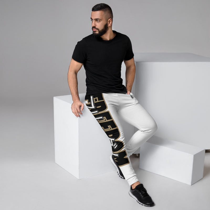 Pantalón de chándal jogger, blanco Freedom – Pantalones de chándal Vista frontal