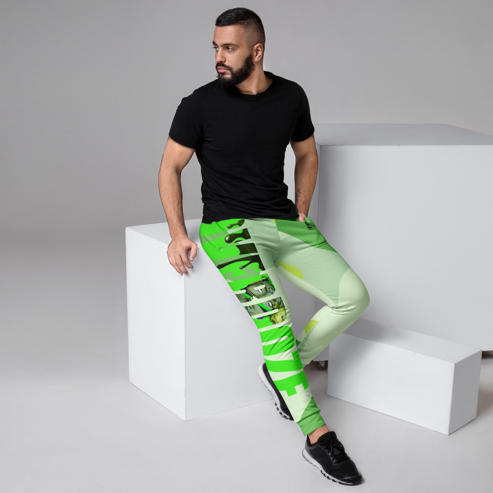 Pantalón de chándal hombre jogeer, overdoze green – Pantalones de chándal Vista frontal