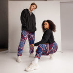 Pantalón de chándal unisex, blue line – Pantalones de chándal Vista frontal