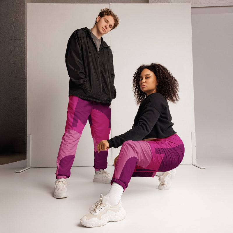Pantalón de chándal unisex, pink – Pantalones de chándal Vista frontal