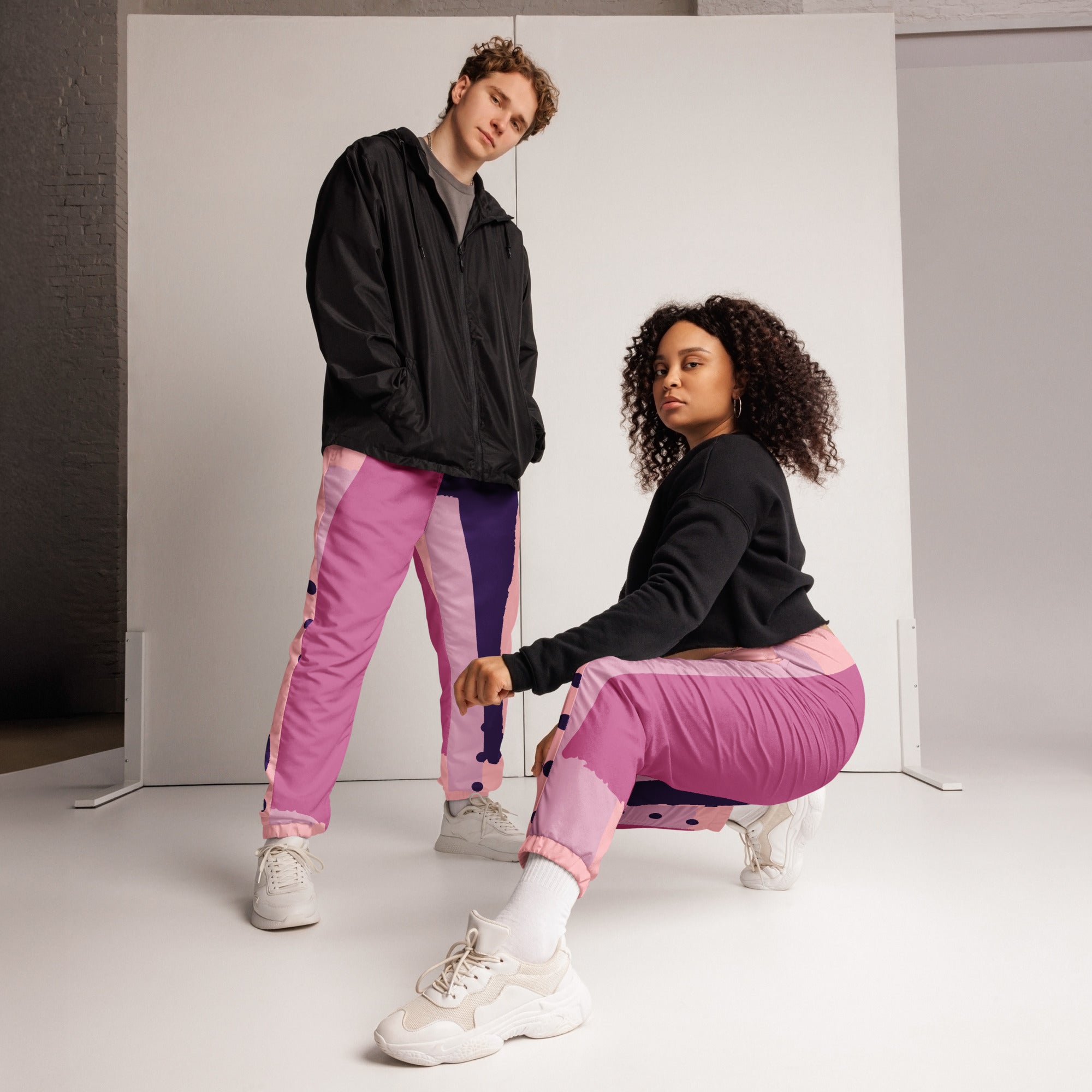Pantalón de chándal unisex, Pink lady – Pantalones de chándal Vista frontal