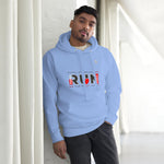 Sudadera con capucha premium unisex, Run – Sudaderas Detalle