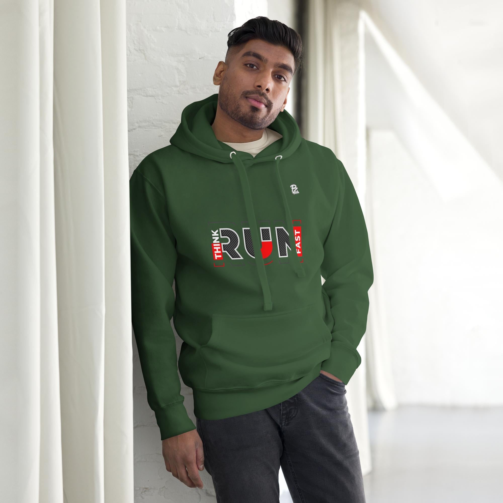 Sudadera con capucha premium unisex, Run – Sudaderas Vista 8