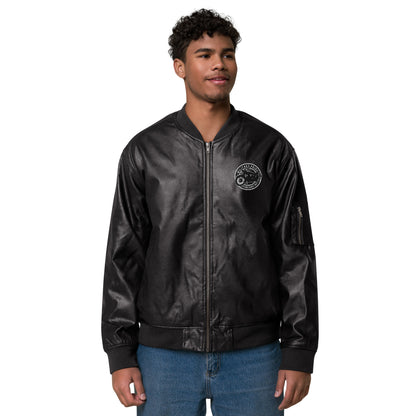 Chaqueta bomber piel vegana unisex