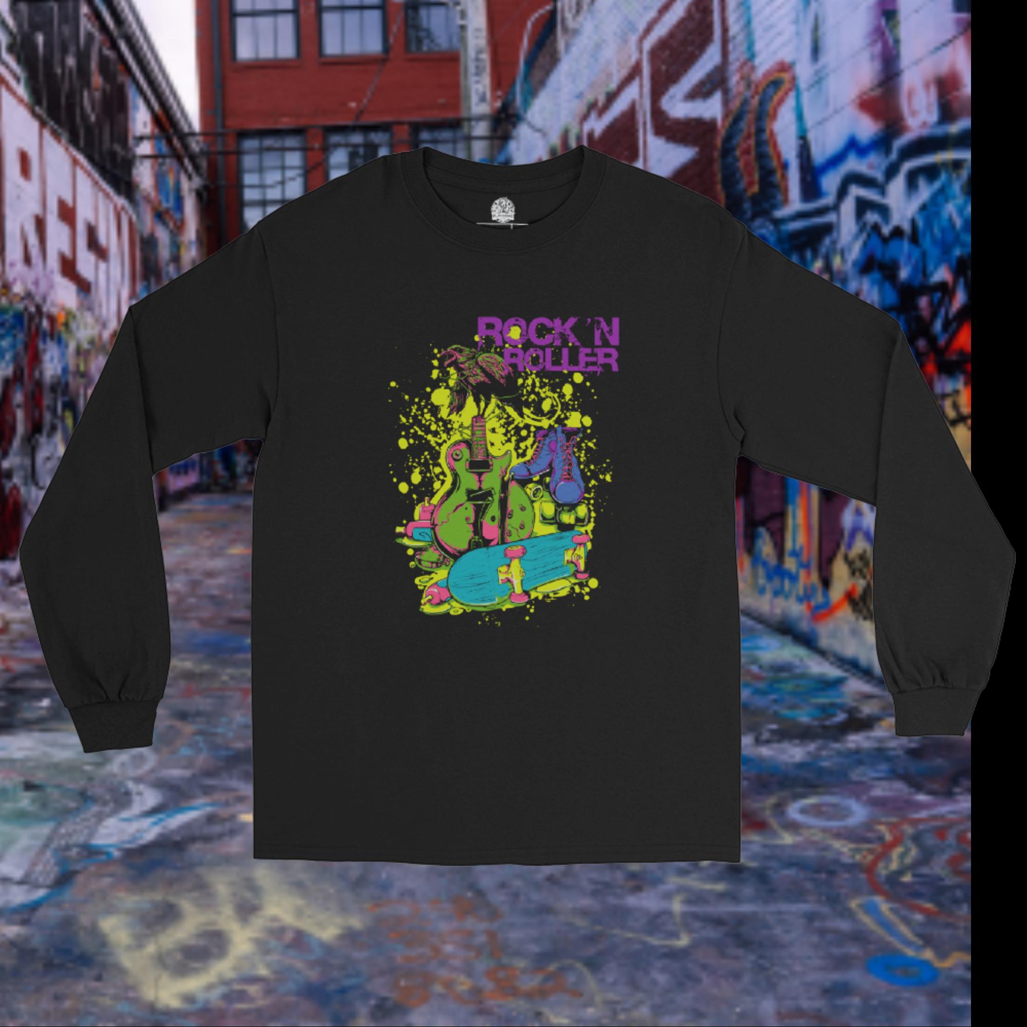 Camiseta Rock and Roller manga larga hombre – Camisetas Vista 8
