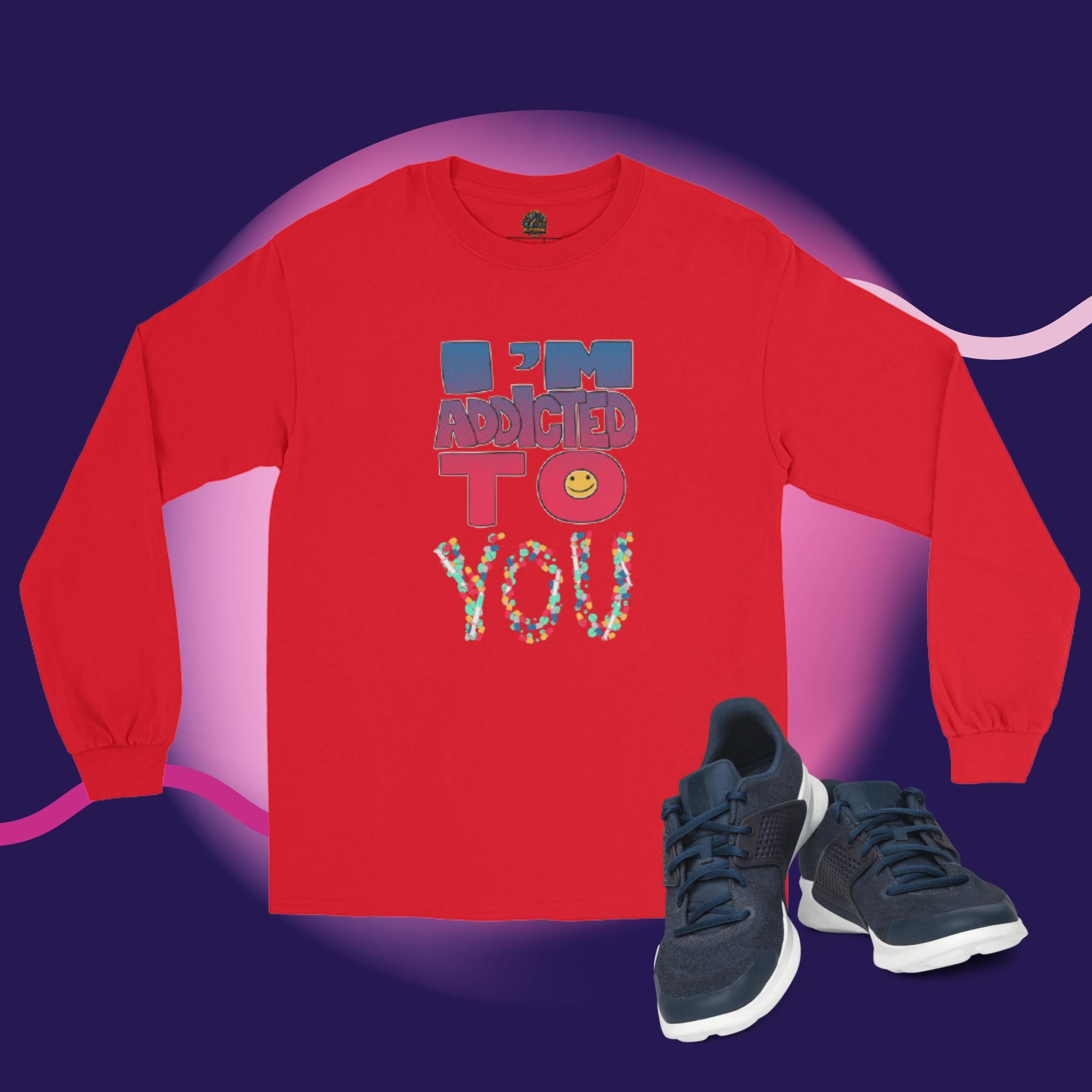 Camiseta manga larga hombre addited to you – Camisetas Detalle