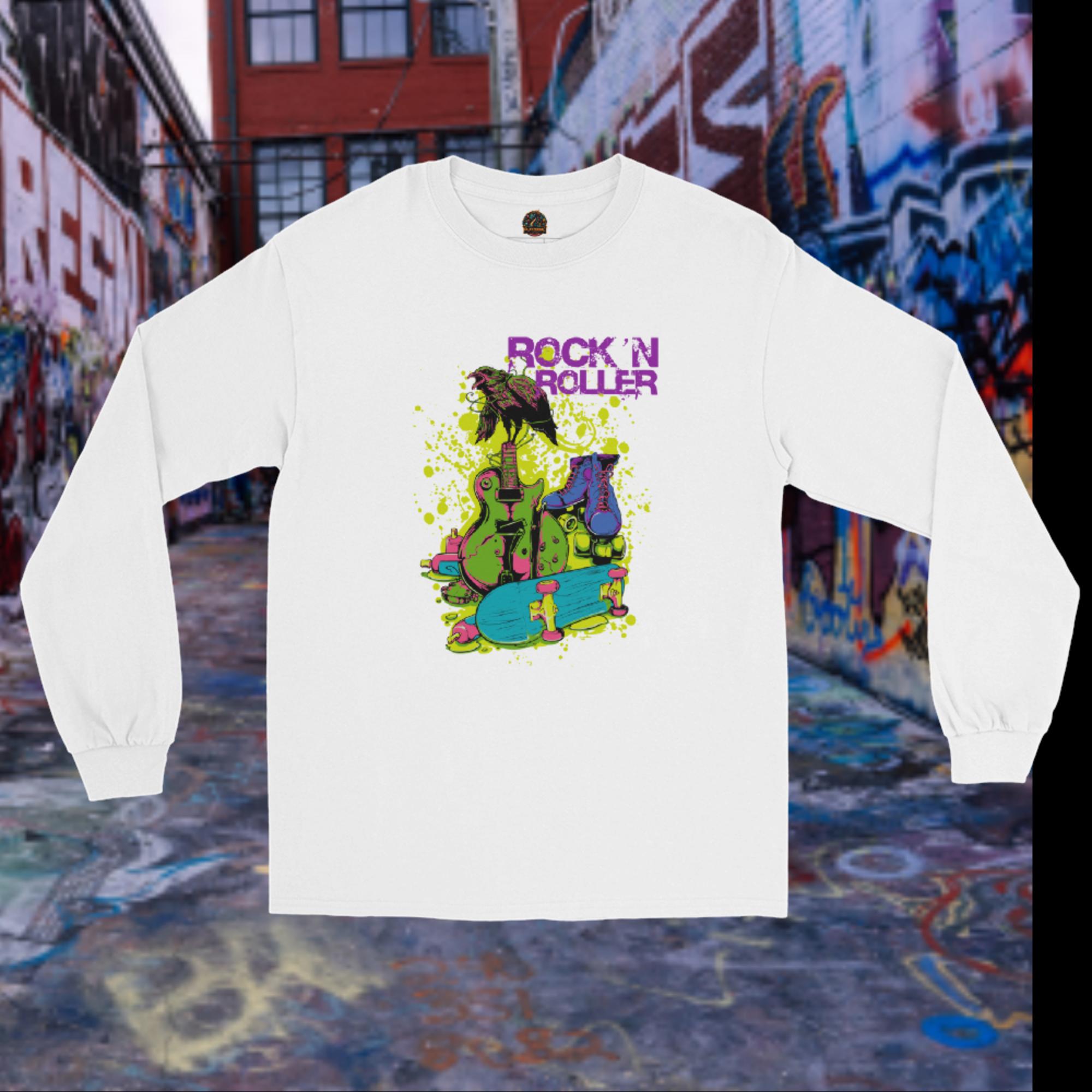 Camiseta Rock and Roller manga larga hombre – Camisetas Vista 7