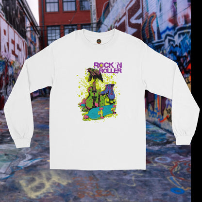 Camiseta Rock and Roller manga larga hombre