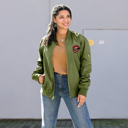 Chaqueta bomber reciclada premium unisex