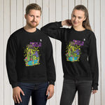 Sudadera unisex Rock and roller – Sudaderas Detalle