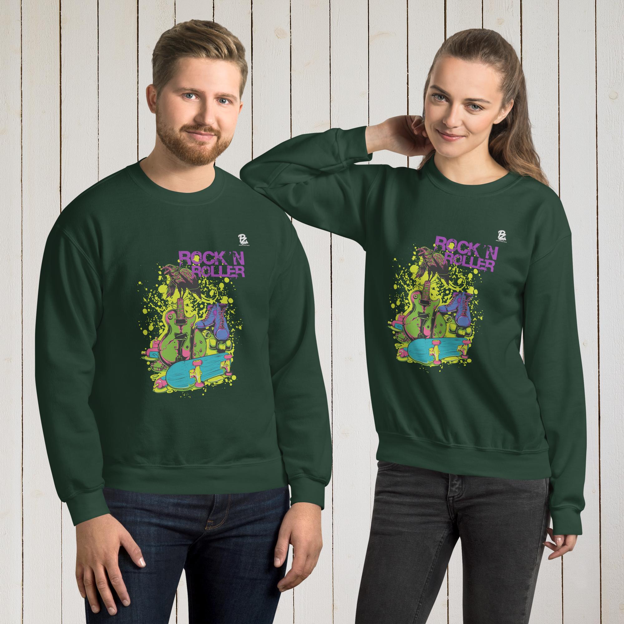 Sudadera unisex Rock and roller – Sudaderas Vista 12