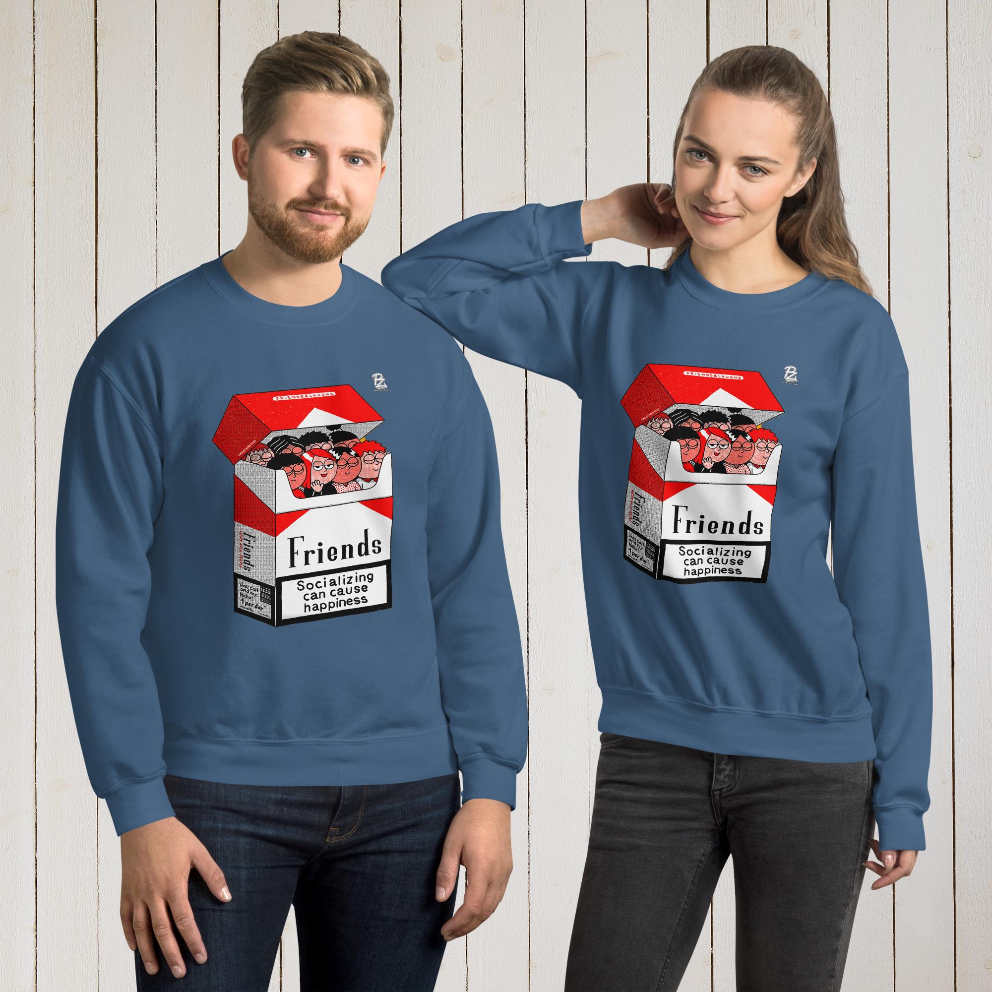 Sudadera unisex Friends – Sudaderas Vista lateral