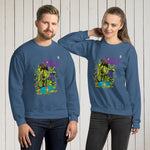 Sudadera unisex Rock and roller – Sudaderas Vista lateral