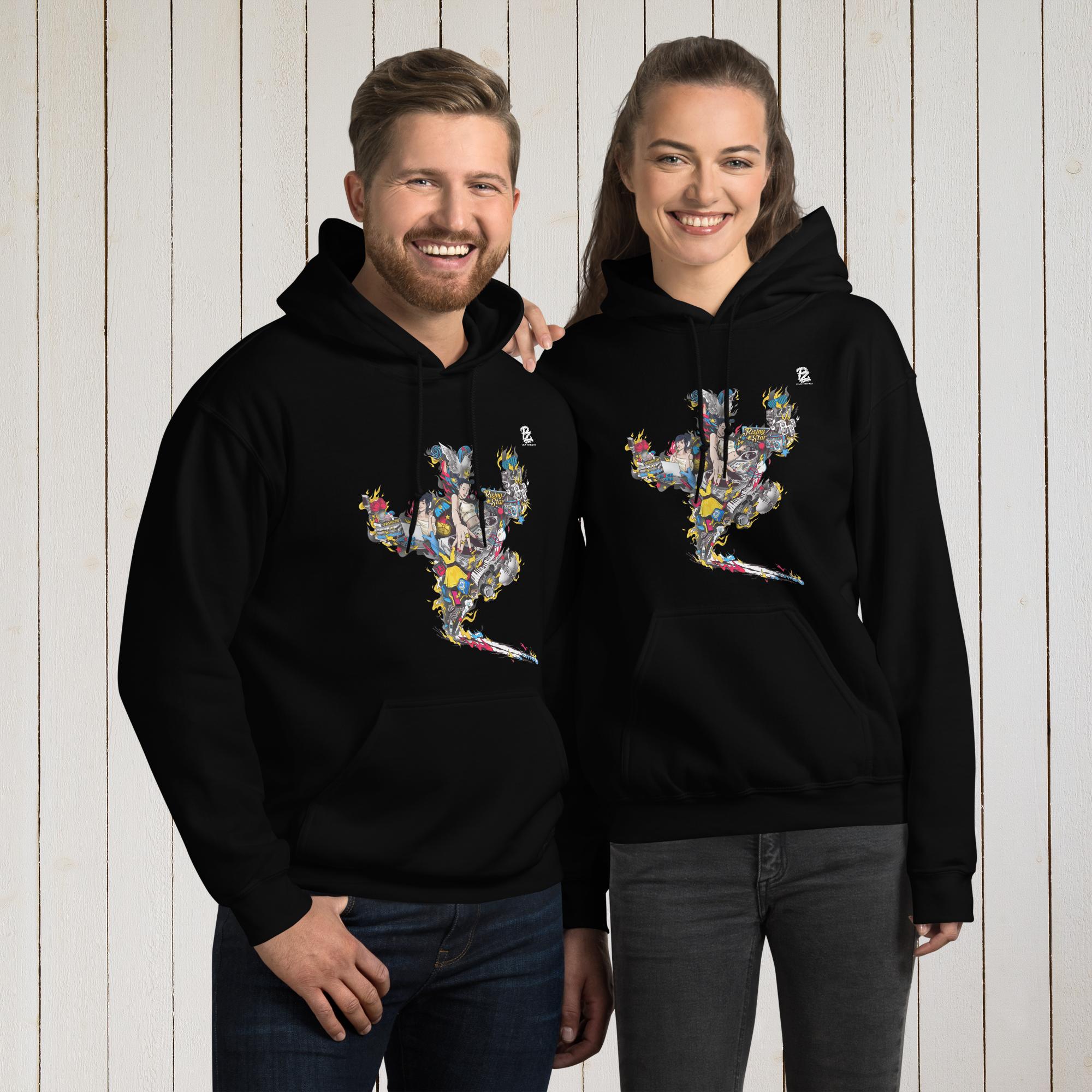 Sudadera con capucha unisex DJ Women – Sudaderas Vista trasera