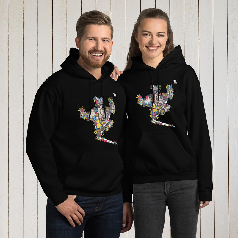 Sudadera con capucha unisex DJ Women – Sudaderas Vista trasera