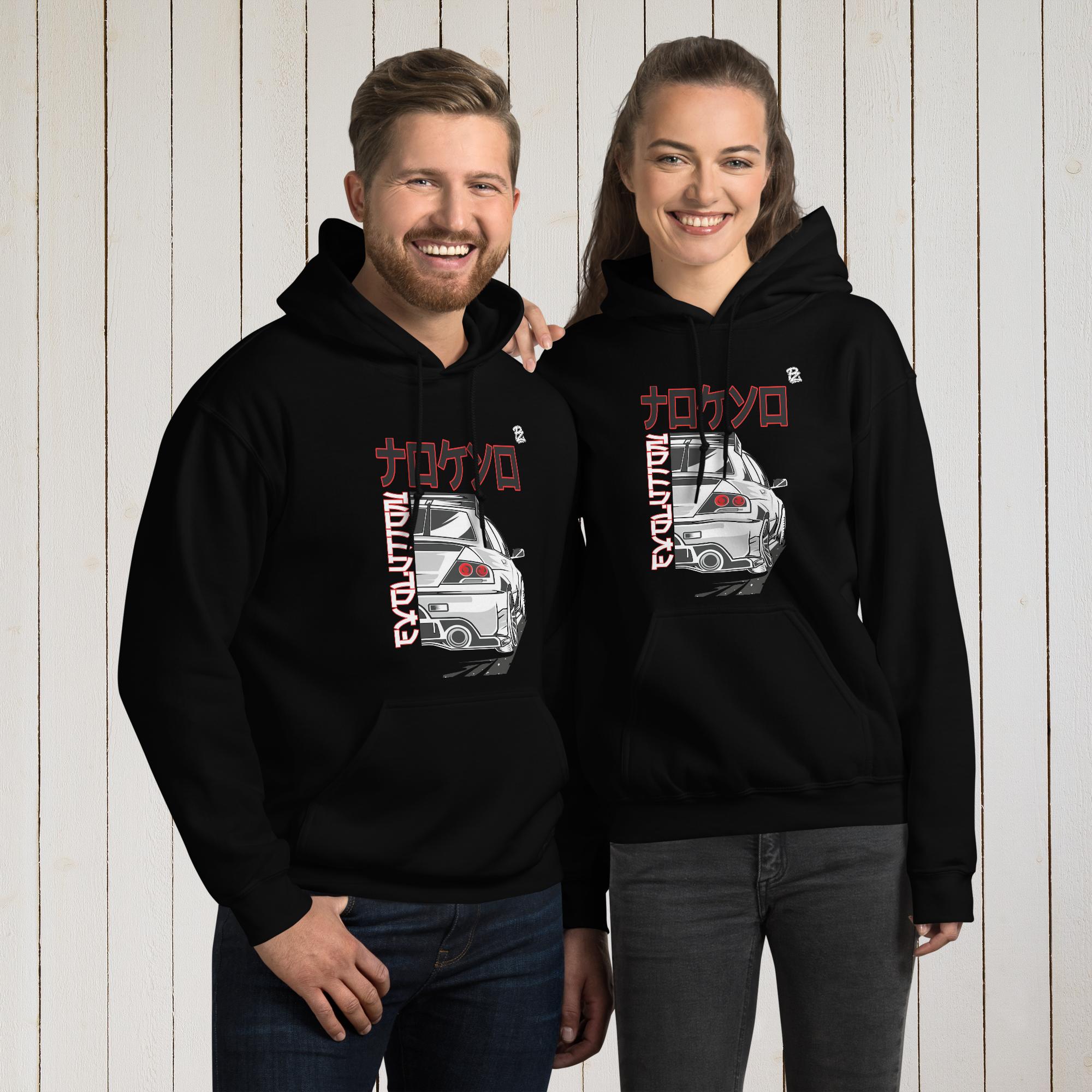Sudadera con capucha unisex, Tokio racing – Sudaderas Vista trasera