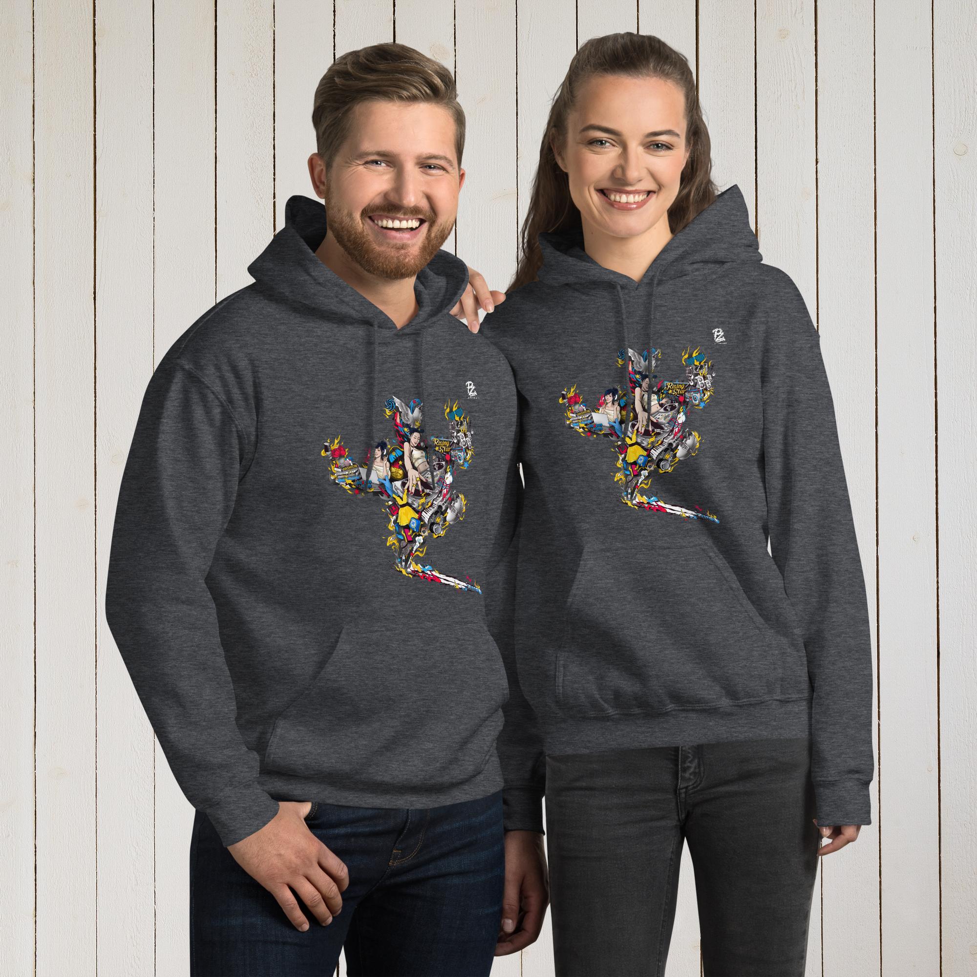 Sudadera con capucha unisex DJ Women – Sudaderas Vista 7