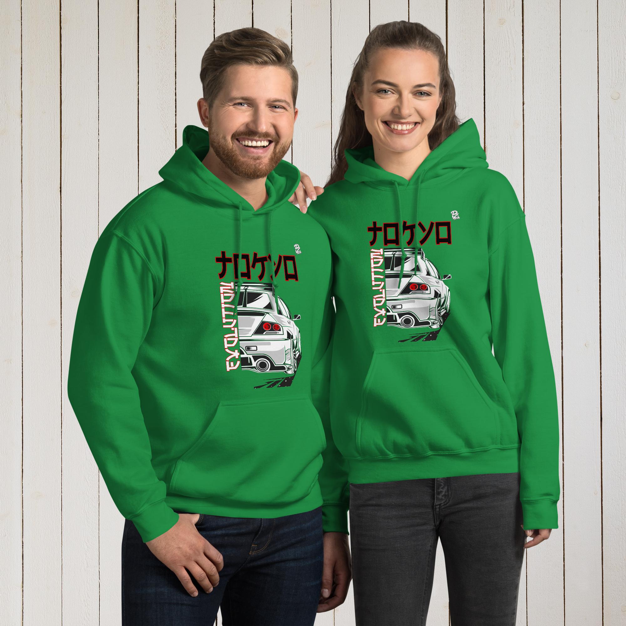 Sudadera con capucha unisex, Tokio racing – Sudaderas Detalle