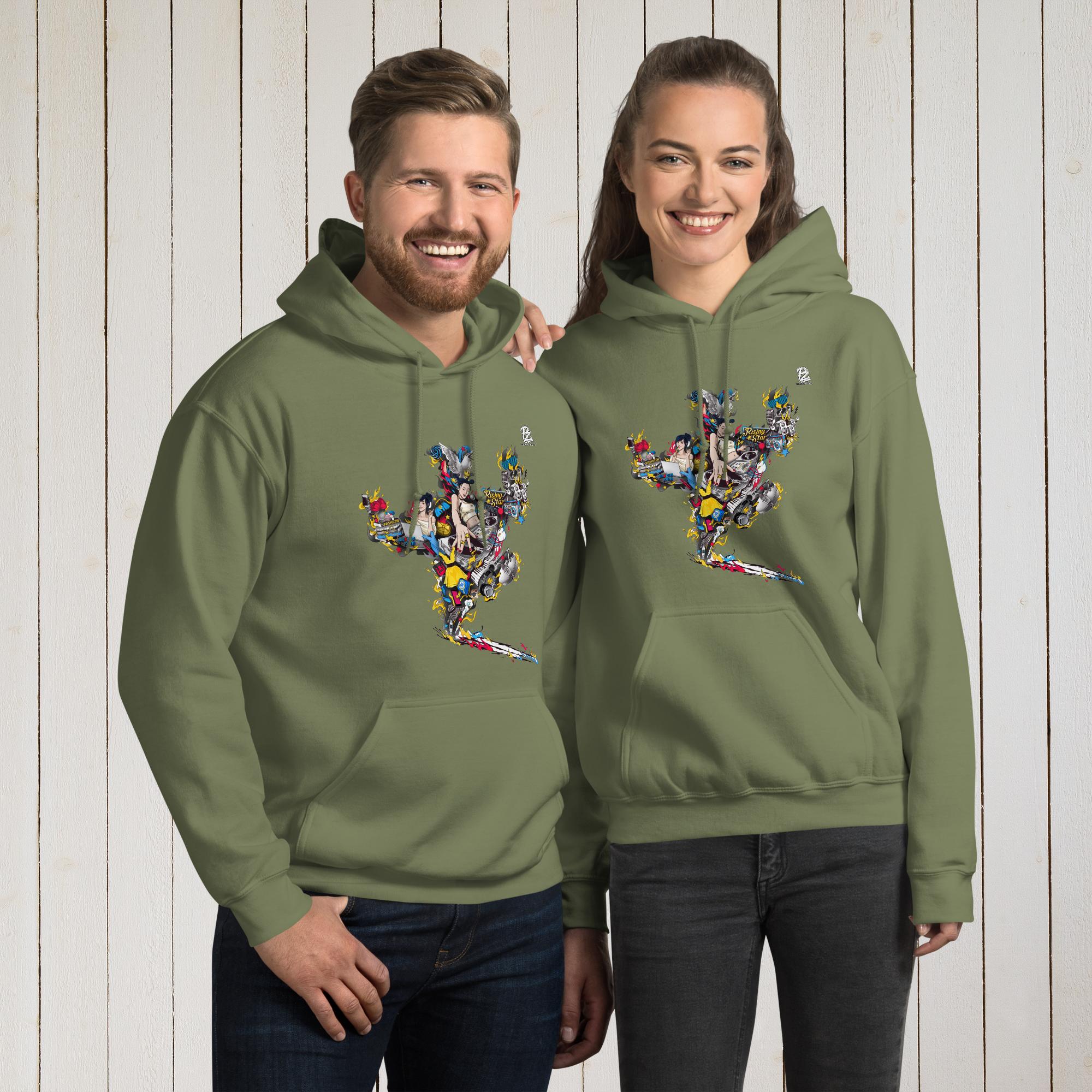 Sudadera con capucha unisex DJ Women – Sudaderas Vista 10