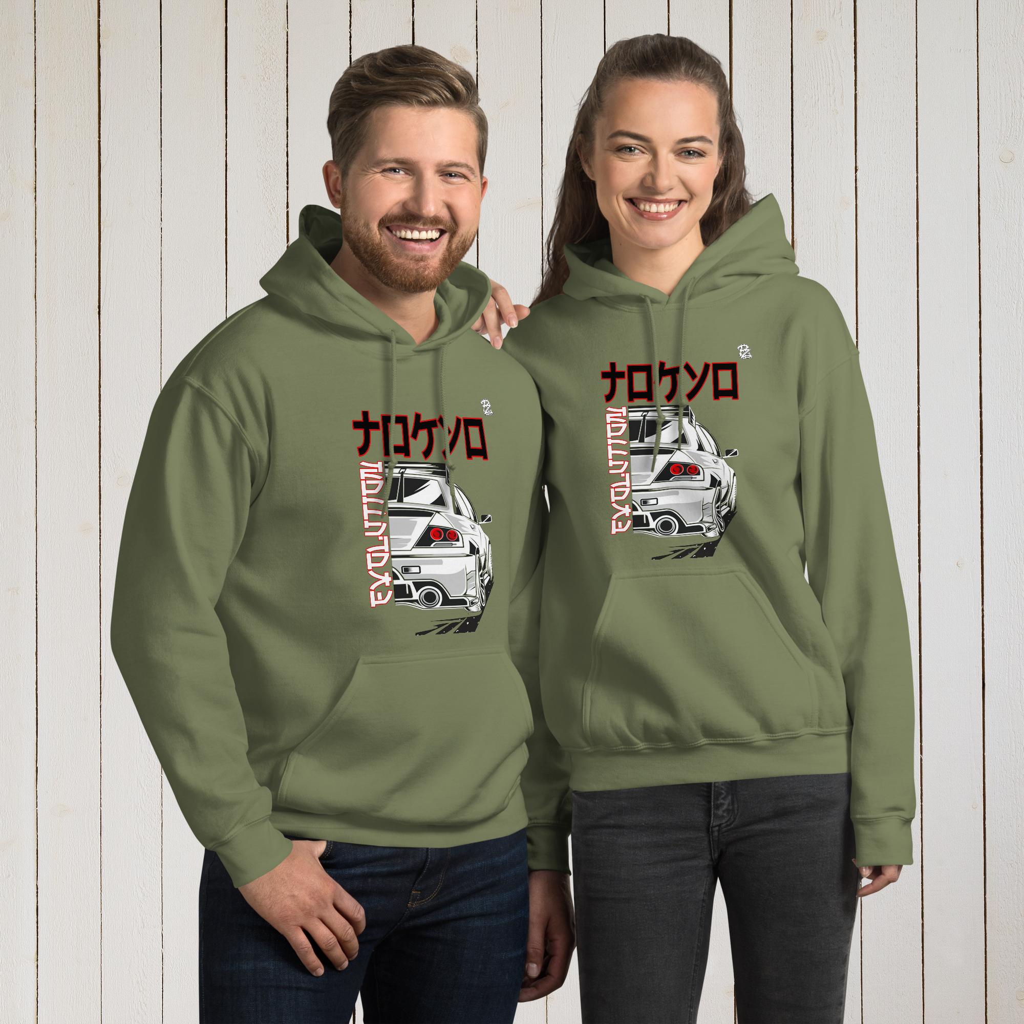 Sudadera con capucha unisex, Tokio racing – Sudaderas Vista 8