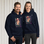 Sudadera con capucha unisex, illusion – Sudaderas Vista lateral