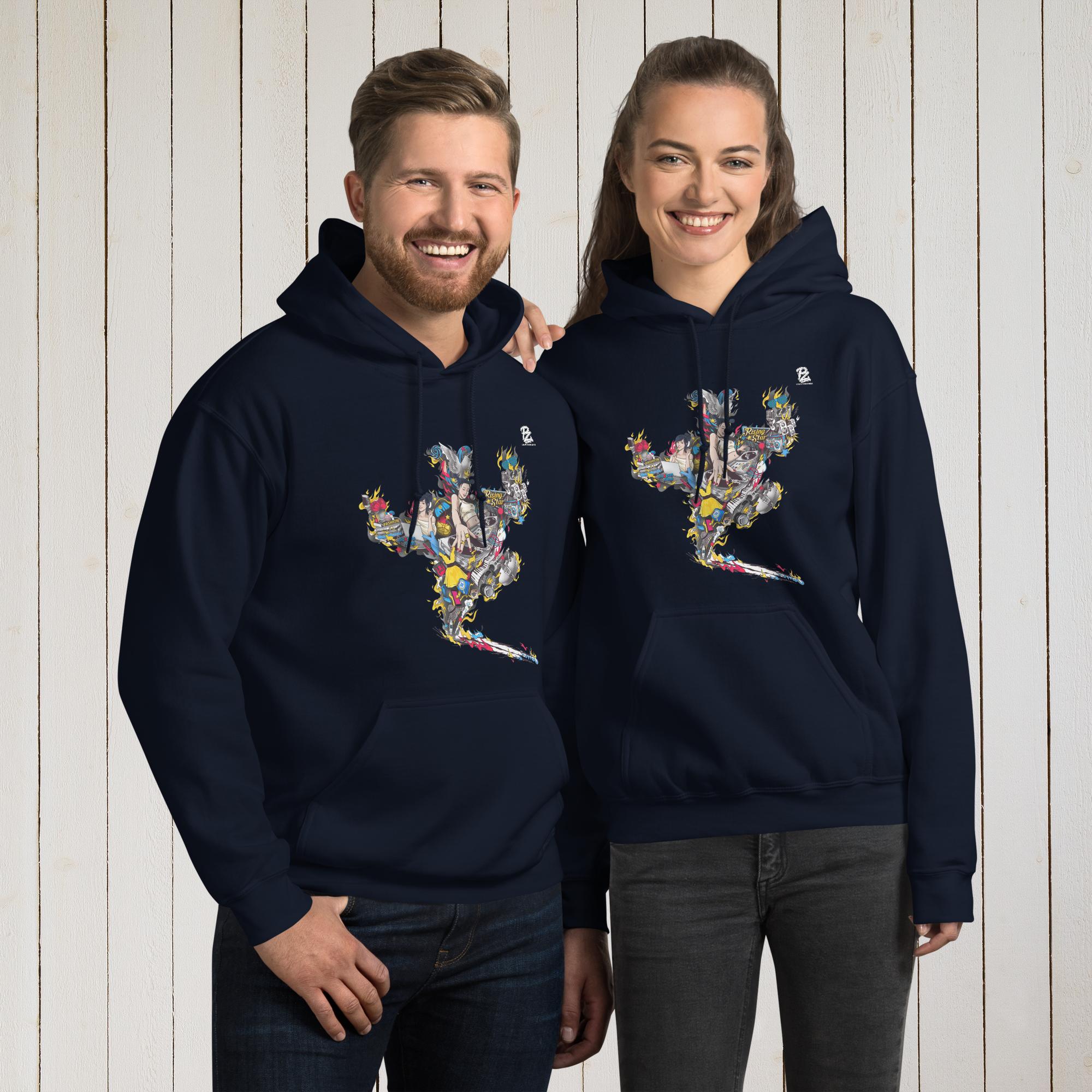 Sudadera con capucha unisex DJ Women – Sudaderas Vista lateral