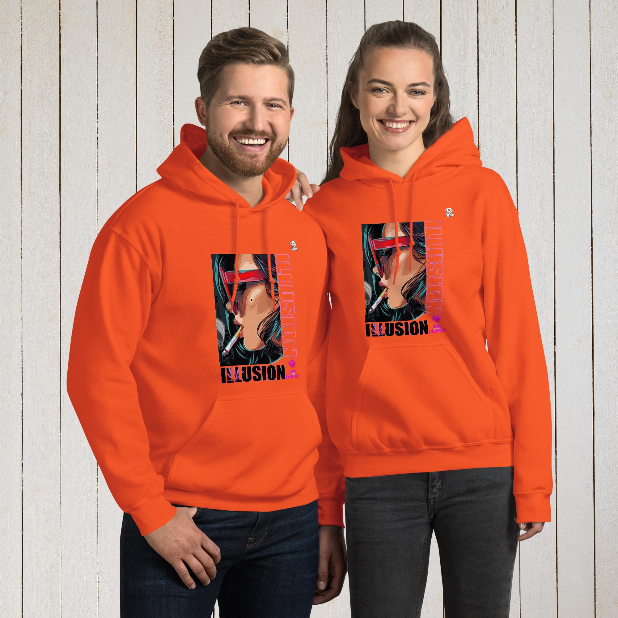 Sudadera con capucha unisex, illusion – Sudaderas Vista 12