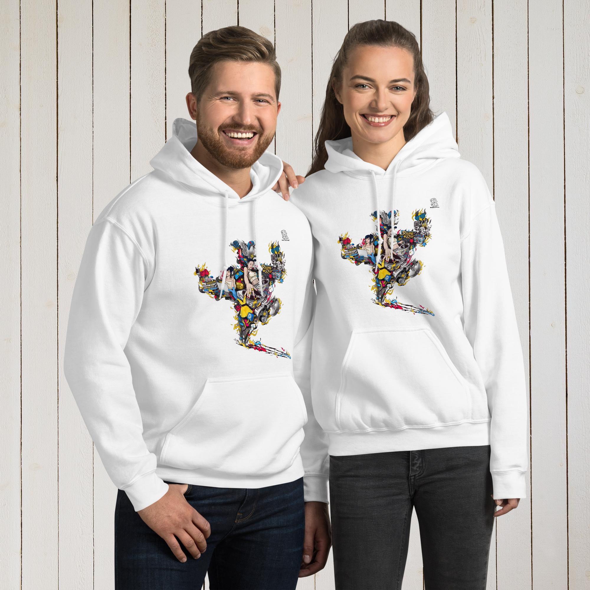 Sudadera con capucha unisex DJ Women – Sudaderas Vista frontal