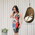 Vestido ajustado Hello negro – Vestidos Detalle