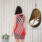 Vestido ajustado Hello rojo – Vestidos Detalle