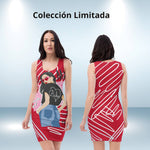 Vestido ajustado chic Call Me rojo – Vestidos Vista frontal