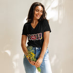 Camiseta suelta mujer cuello pico, Oopsss – Camisetas Vista frontal